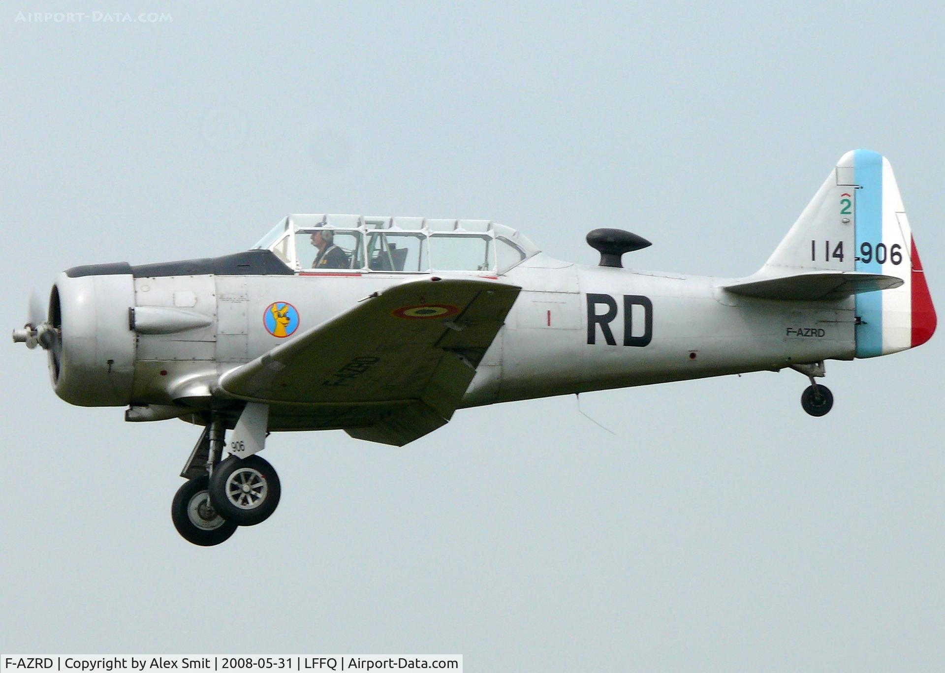 F-AZRD, 1943 North American AT-6D Harvard III C/N 88-14510 (42-44467), North American AT-6D Texan F-AZRD painted as French Air Force 114906/RD