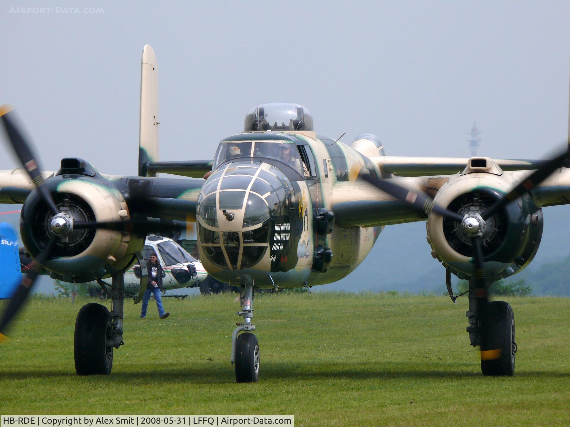 HB-RDE, 1945 North American B-25J Mitchell Mitchell C/N 108-47562, North American B-25J Mitchell HB-RDE painted as US Air Force 45-8811/SB