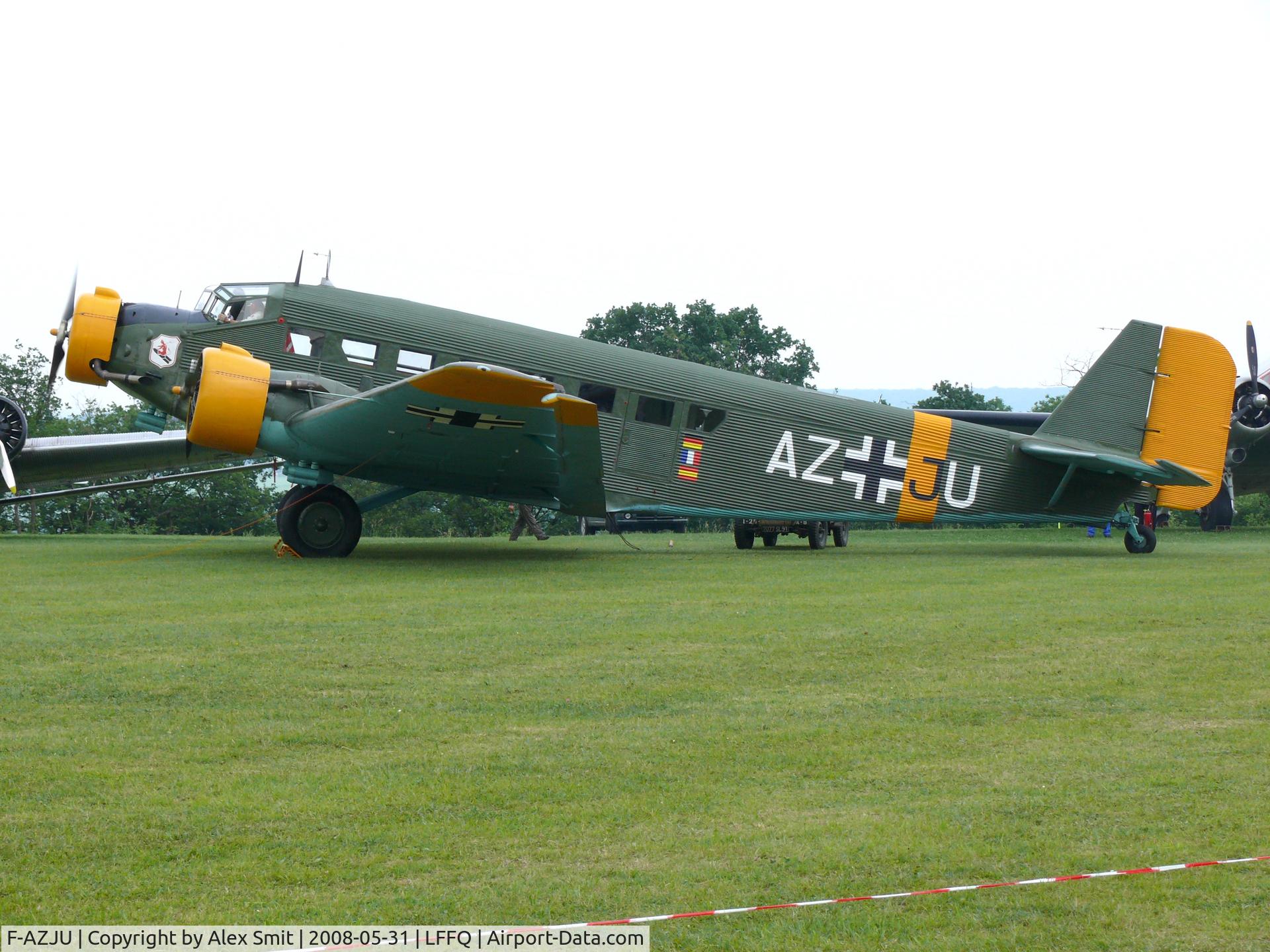 F-AZJU, 1952 Junkers (CASA) 352L (Ju-52) C/N 103, Junkers Ju52/3M F-AZJU painted as German Air Force AZ#JU