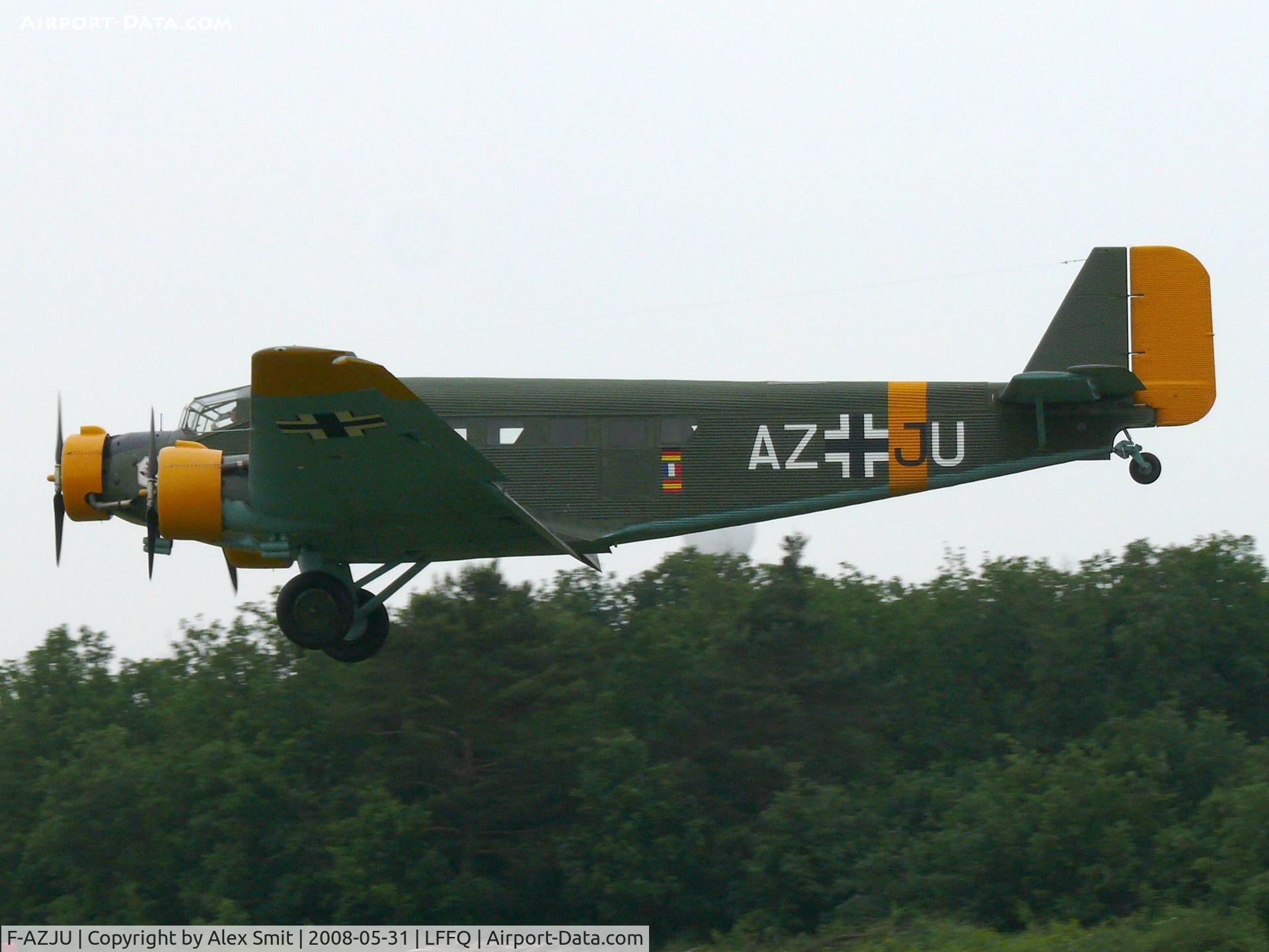 F-AZJU, 1952 Junkers (CASA) 352L (Ju-52) C/N 103, Junkers Ju52/3M F-AZJU painted as German Air Force AZ#JU