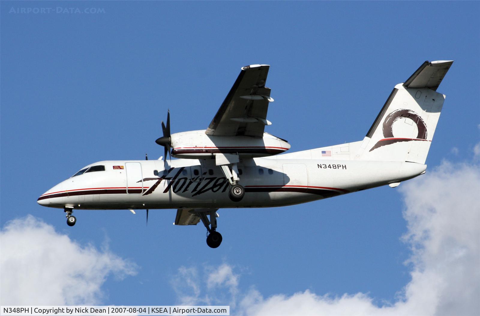 N348PH, 1997 De Havilland Canada DHC-8-202 Dash 8 C/N 484, /