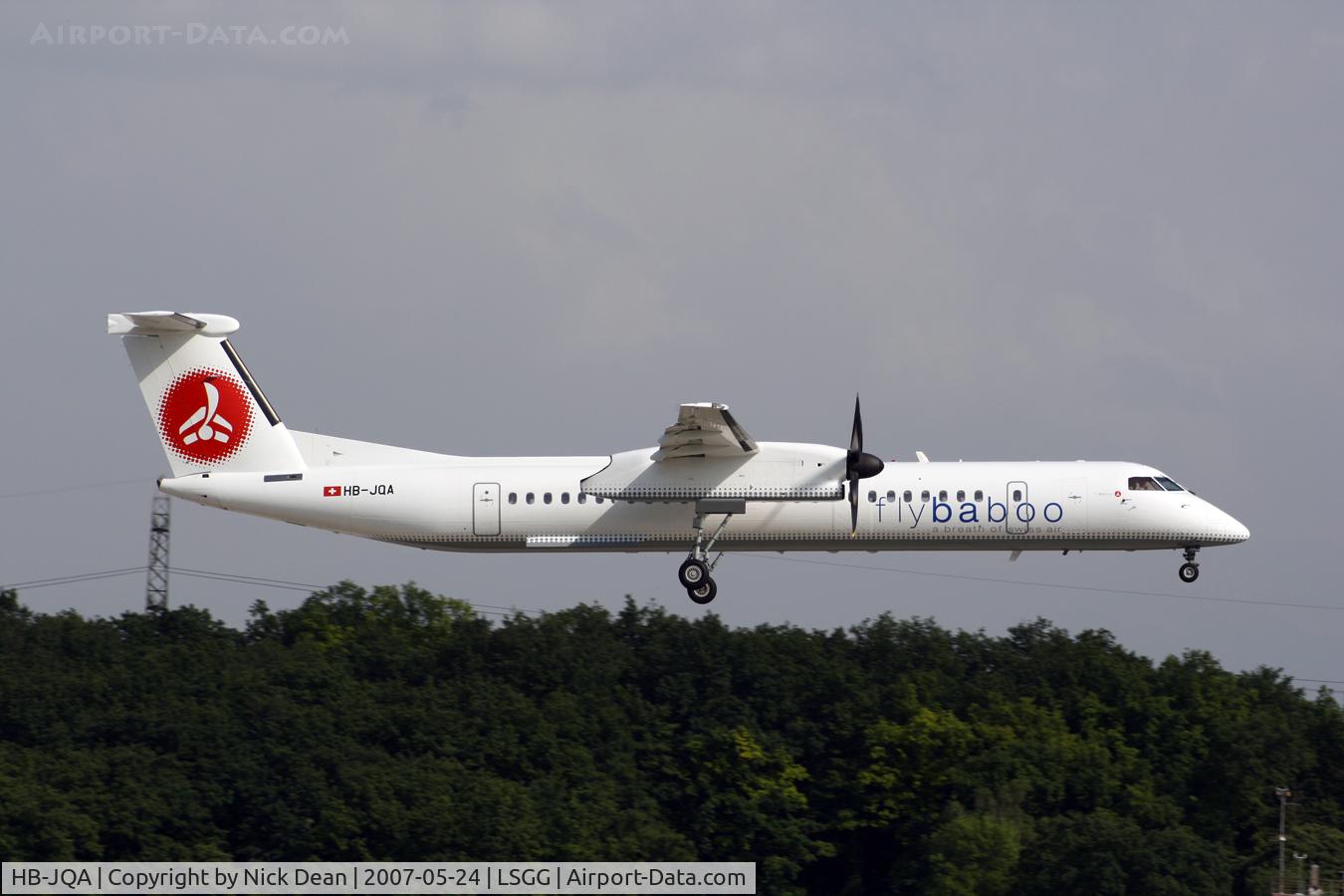 HB-JQA, 2000 De Havilland Canada DHC-8-402Q Dash 8 C/N 4017, /