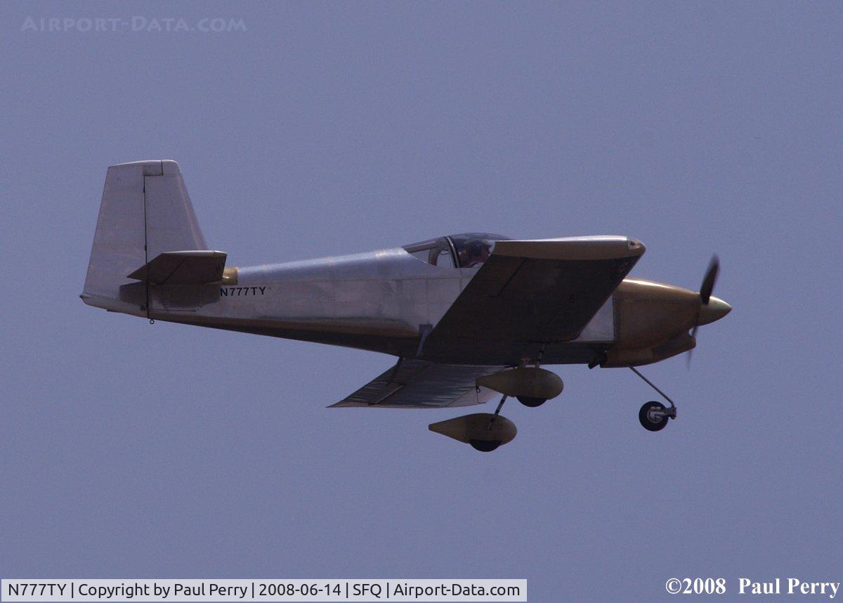 N777TY, 2007 Vans RV-7A C/N 71489, Up and out from Suffolk