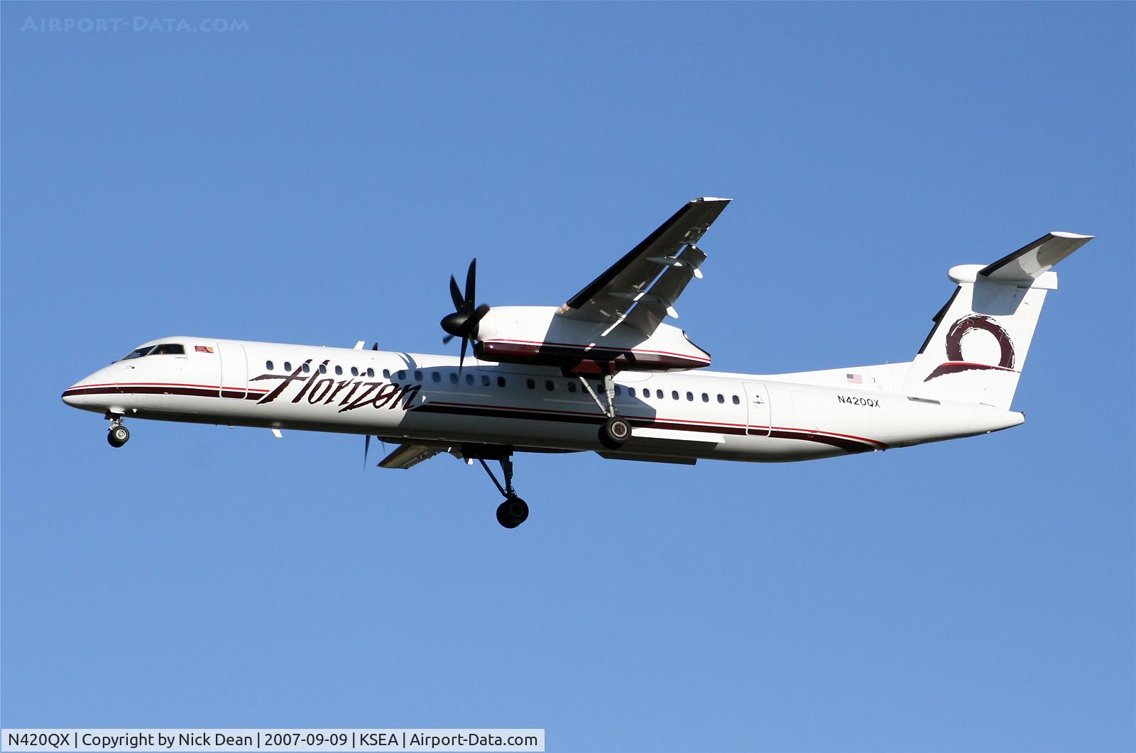 N420QX, 2007 Bombardier DHC-8-402 Dash 8 C/N 4147, .