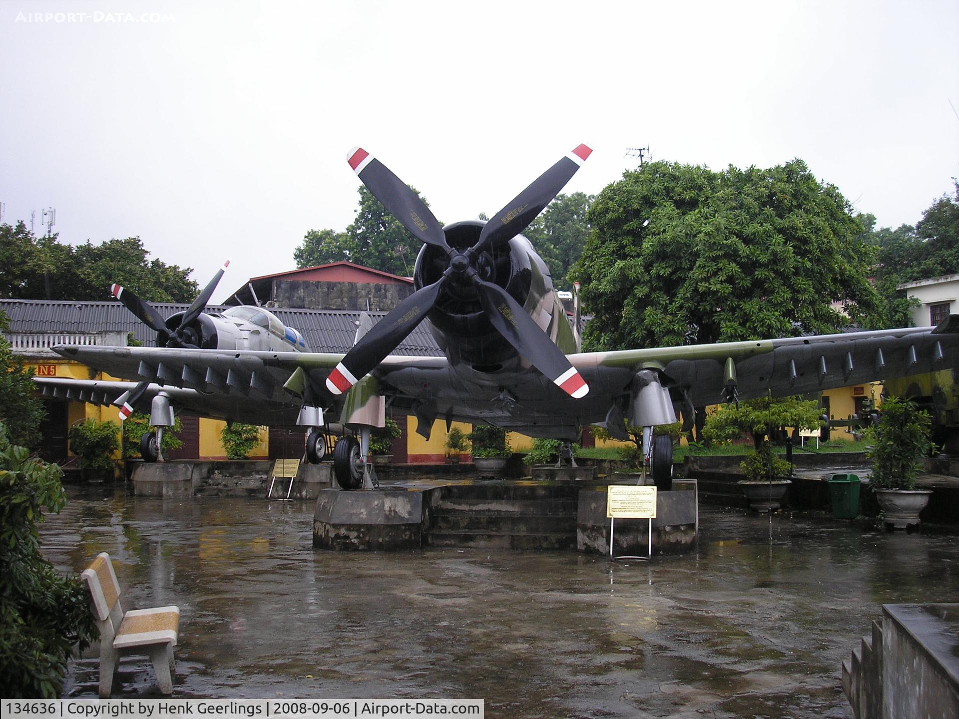 134636, Douglas A-1H Skyraider C/N 9865, Hanoi, People Army Museum