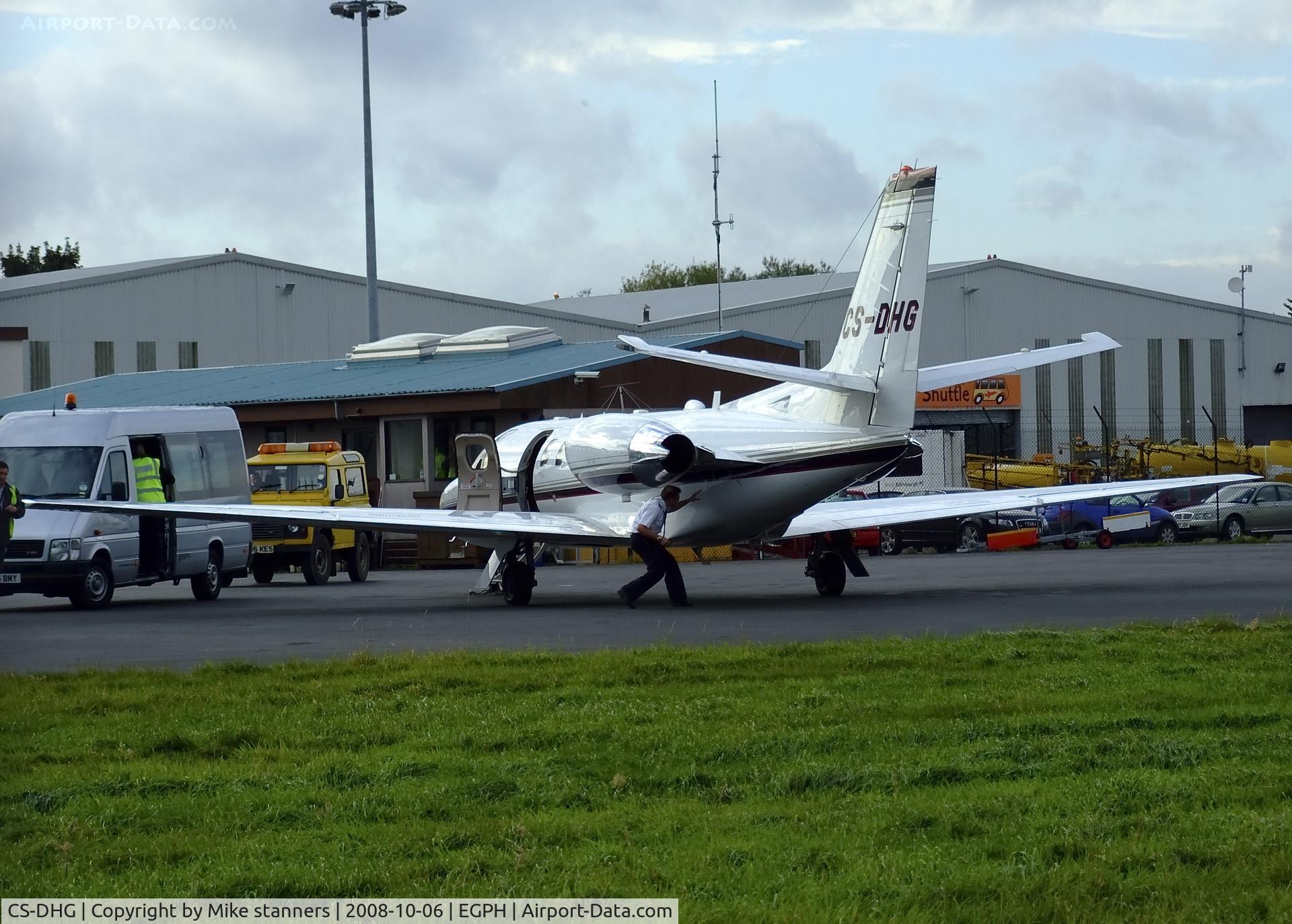 CS-DHG, 2002 Cessna 550 Citation Bravo C/N 550-1034, Netjets Citation bravo just arrived at EDI's GAT