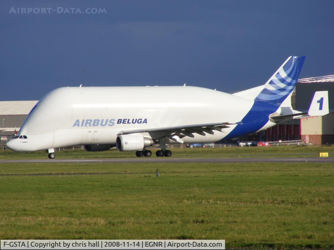 F-GSTA, 1994 Airbus A300B4-608ST Super Transporter C/N 655, Taxing out form apron B for an 05 departure