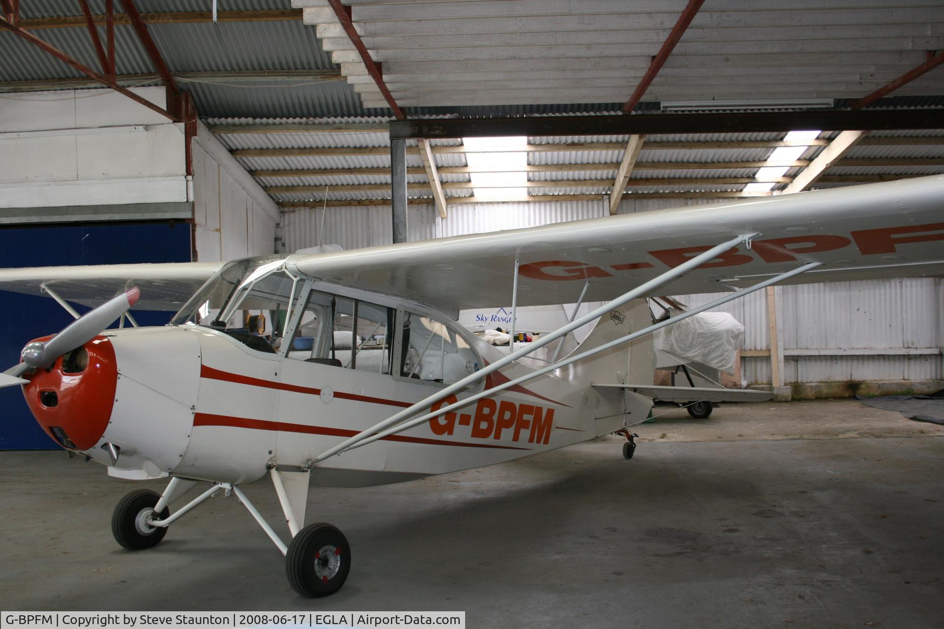 G-BPFM, 1946 Aeronca 7AC Champion C/N 7AC-4751, Taken at Bodmin Airfield, June 2008.