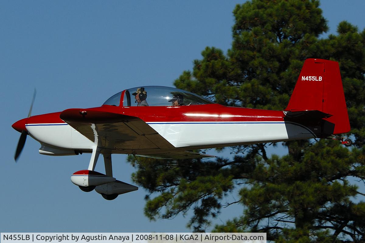 N455LB, 1997 Vans RV-8 C/N 80184, Veterans day fly-in.