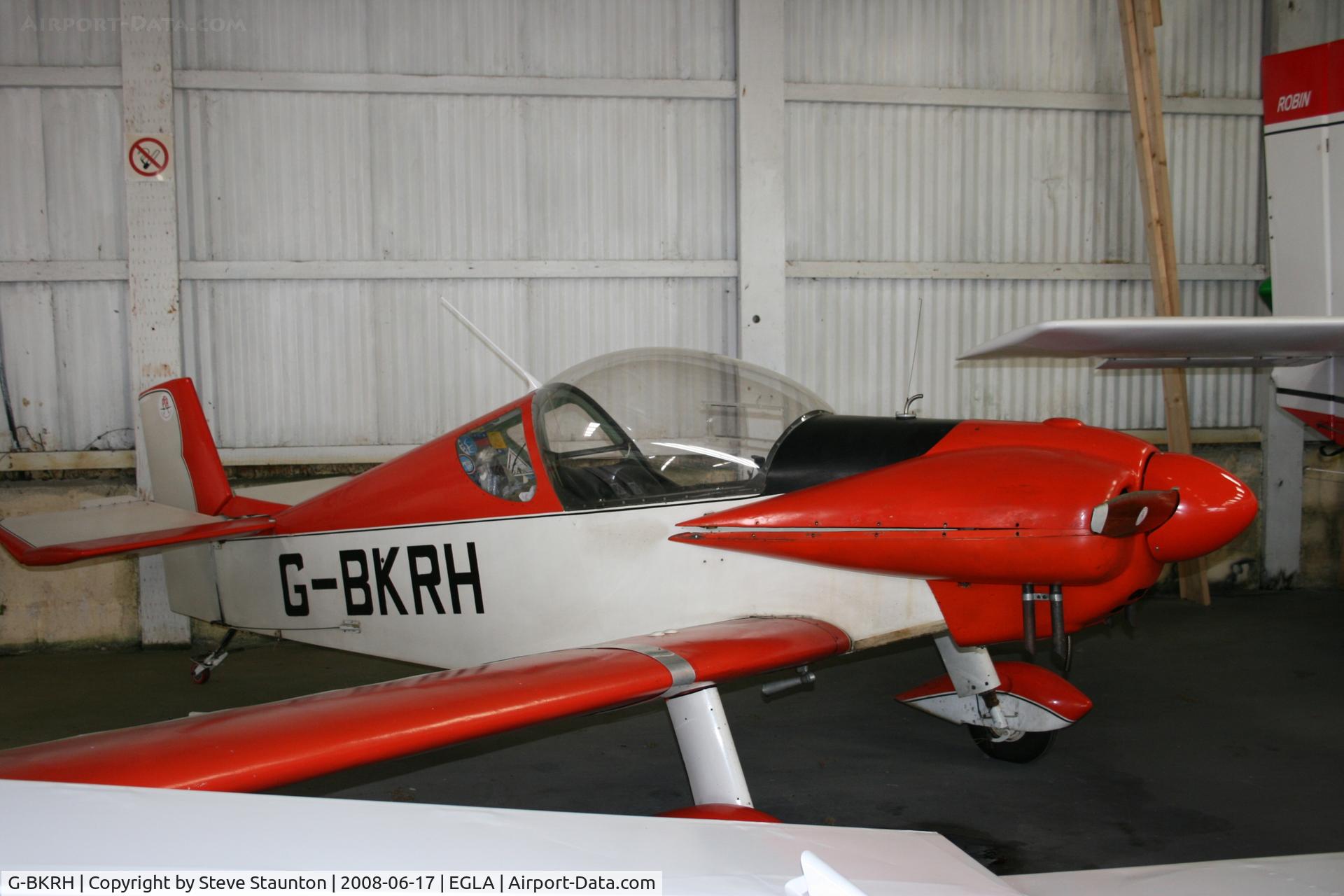 G-BKRH, 1988 Brugger MB-2 Colibri C/N PFA 043-10150, Taken at Bodmin Airfield, June 2008.