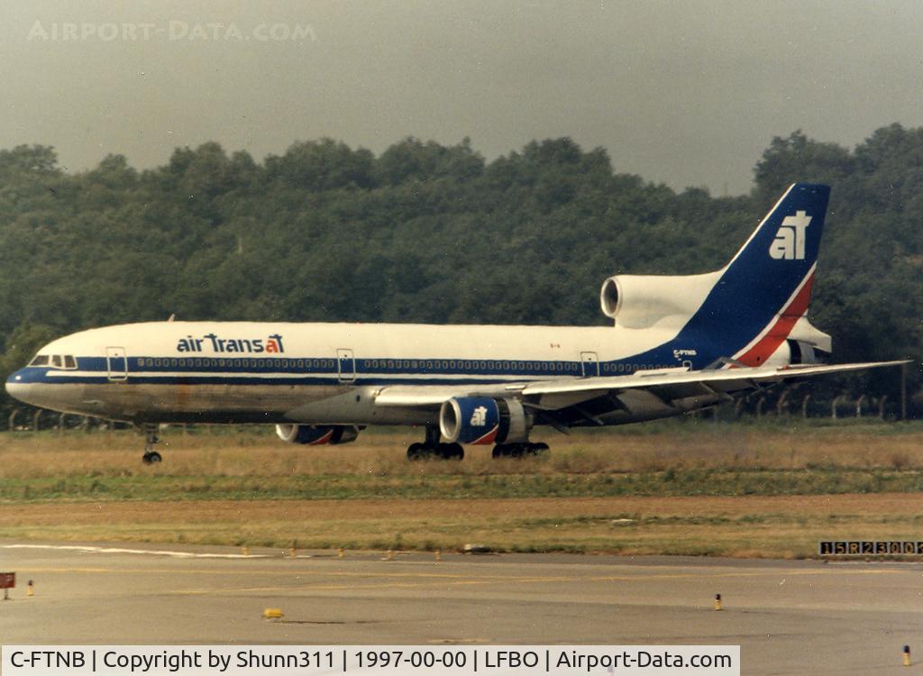 C-FTNB, 1972 Lockheed L-1011-385-1-14 TriStar 150 C/N 193A-1010, Landing rwy 14R and reverses engaged...