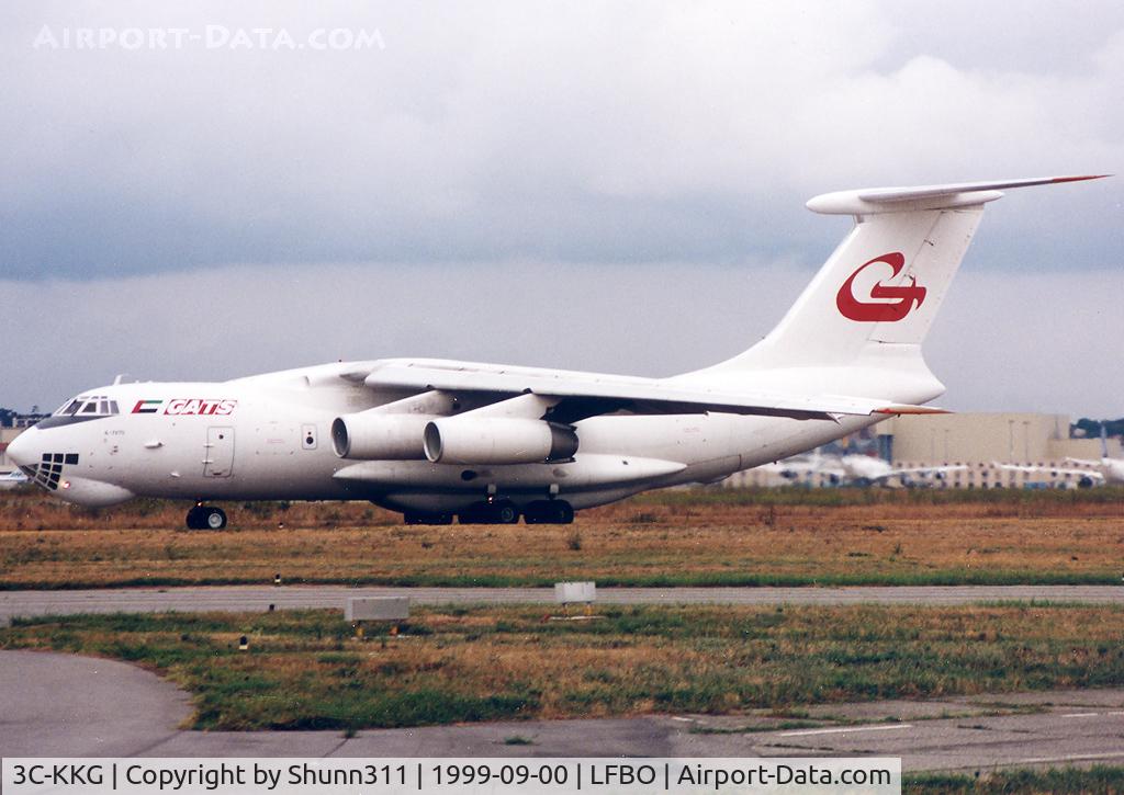 3C-KKG, 1992 Ilyushin Il-76TD C/N 1023410360, Rolling holding point rwy 32R for departure...