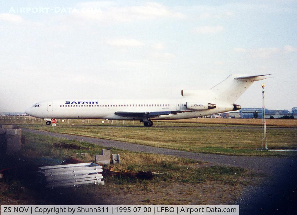 ZS-NOV, 1975 Boeing 727-230 C/N 21114/1178, Arriving from flight... My first shoot at LFBO !