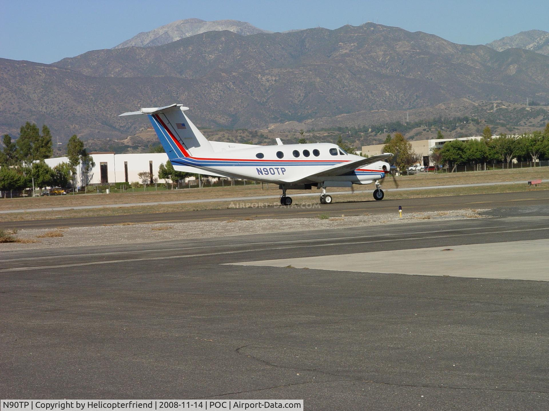 N90TP, 1980 Beech F90 King Air C/N LA-66, Approaching warm-up area before take off