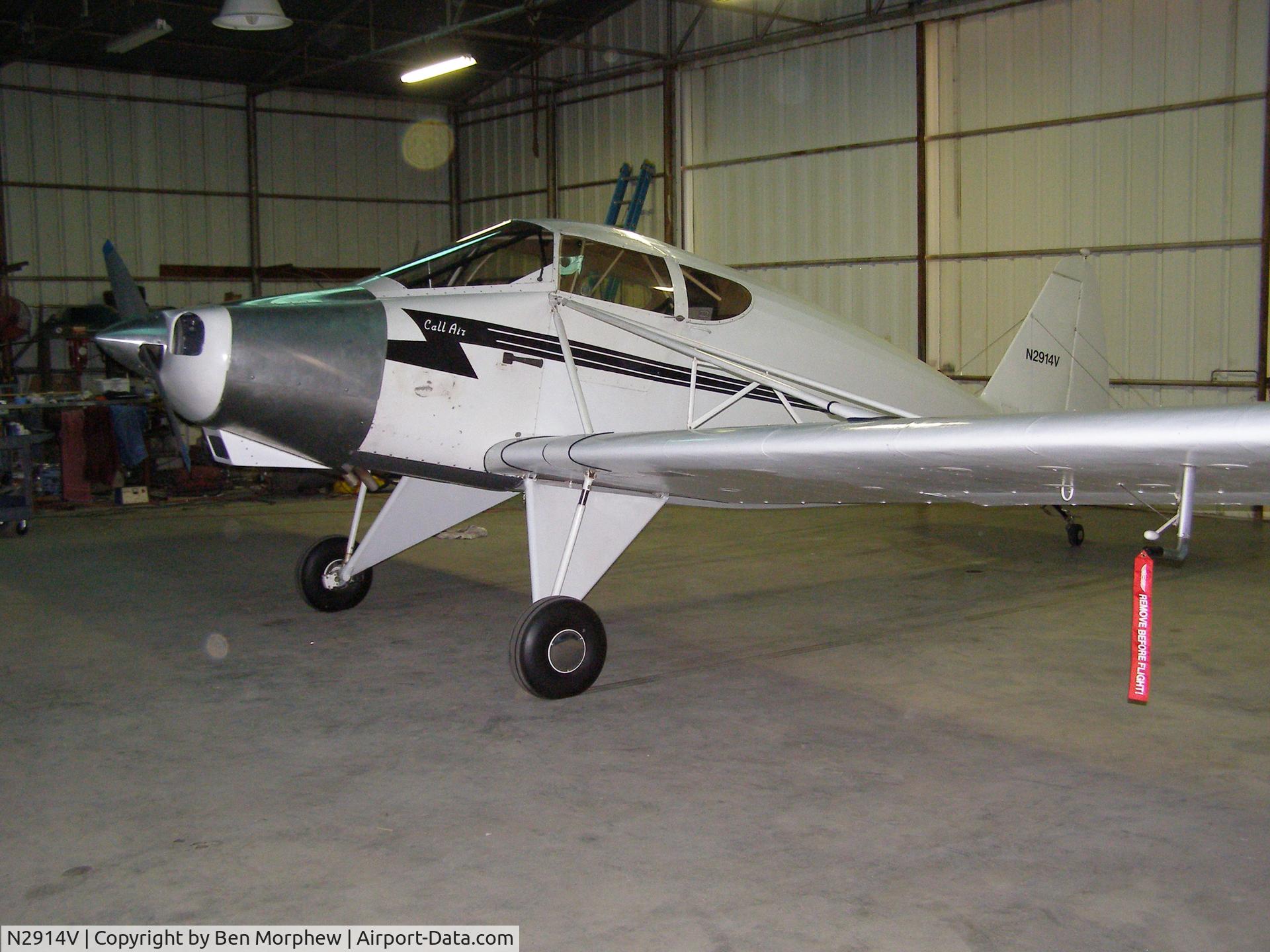 N2914V, 1950 Callair A-2 C/N 130, New engine and cowling