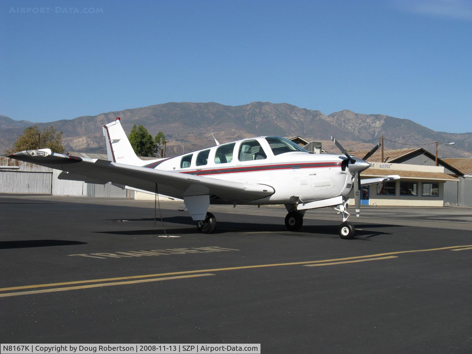 N8167K, 1993 Beech B36TC Turbo Bonanza C/N EA-547, 1993 Beech B36TC TURBO BONANZA, Continental TSIO-520-UB 300 Hp continuous rating