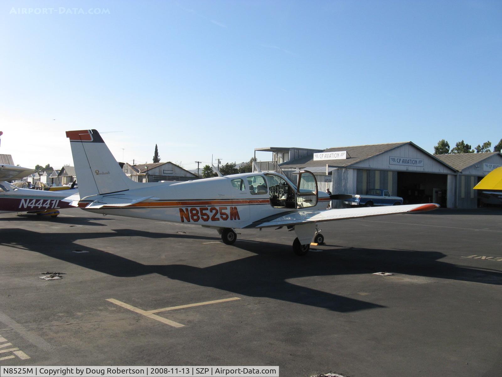 N8525M, 1963 Beech 35-B33 Debonair C/N CD-631, 1963 Beech 35 B33 DEBONAIR, Continental IO-470-J 225 Hp