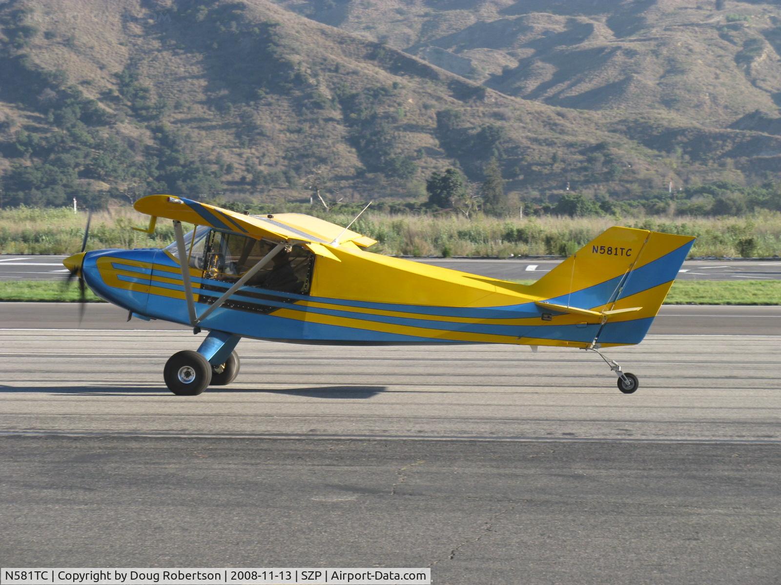 N581TC, Rans S-6S Coyote II C/N 09071827, Anderson RANS S-6S, taxi back after landing