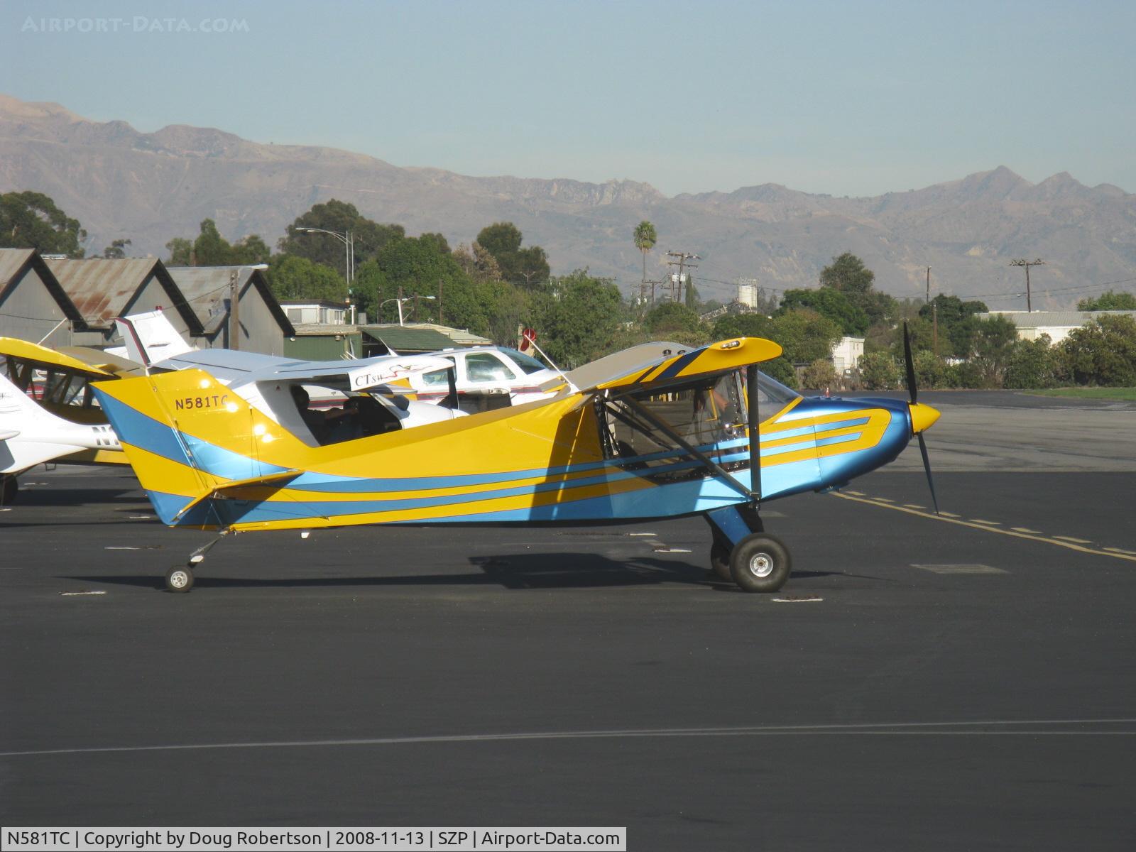 N581TC, Rans S-6S Coyote II C/N 09071827, Anderson RANS S-6S