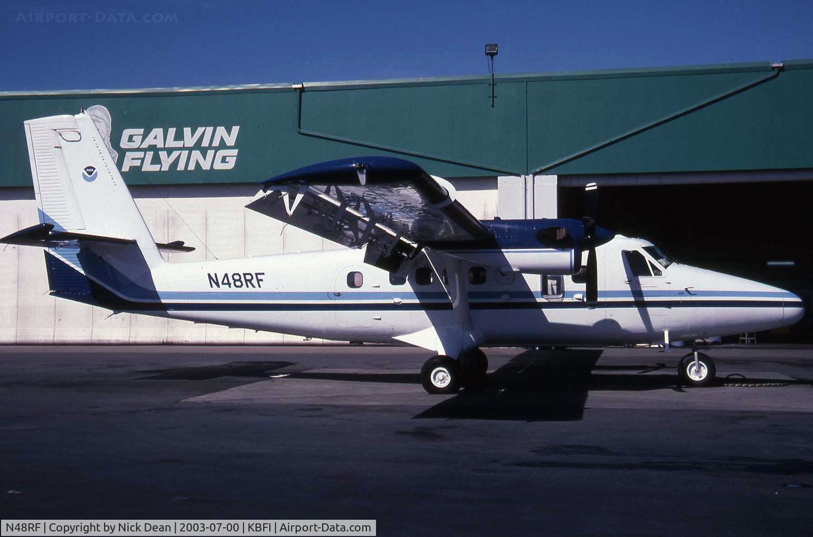 N48RF, 1981 De Havilland Canada DHC-6-310 Twin Otter C/N 740, /