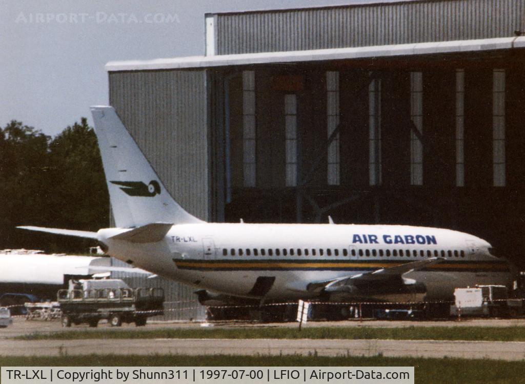 TR-LXL, 1978 Boeing 737-2Q2C C/N 21467, On maintenance... Sorry for the quality :-|