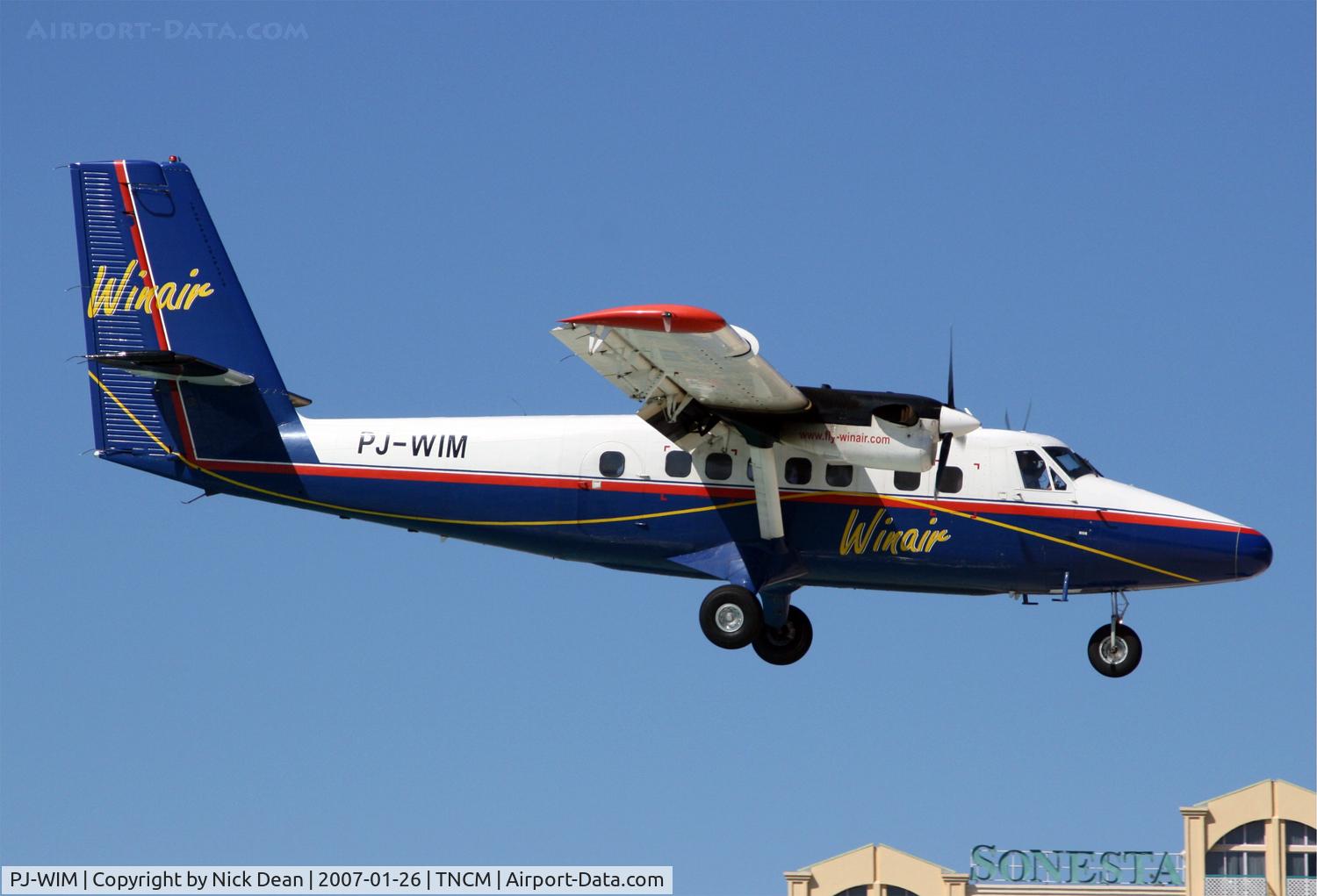 PJ-WIM, De Havilland Canada DHC-6-300 Twin Otter C/N 840, .