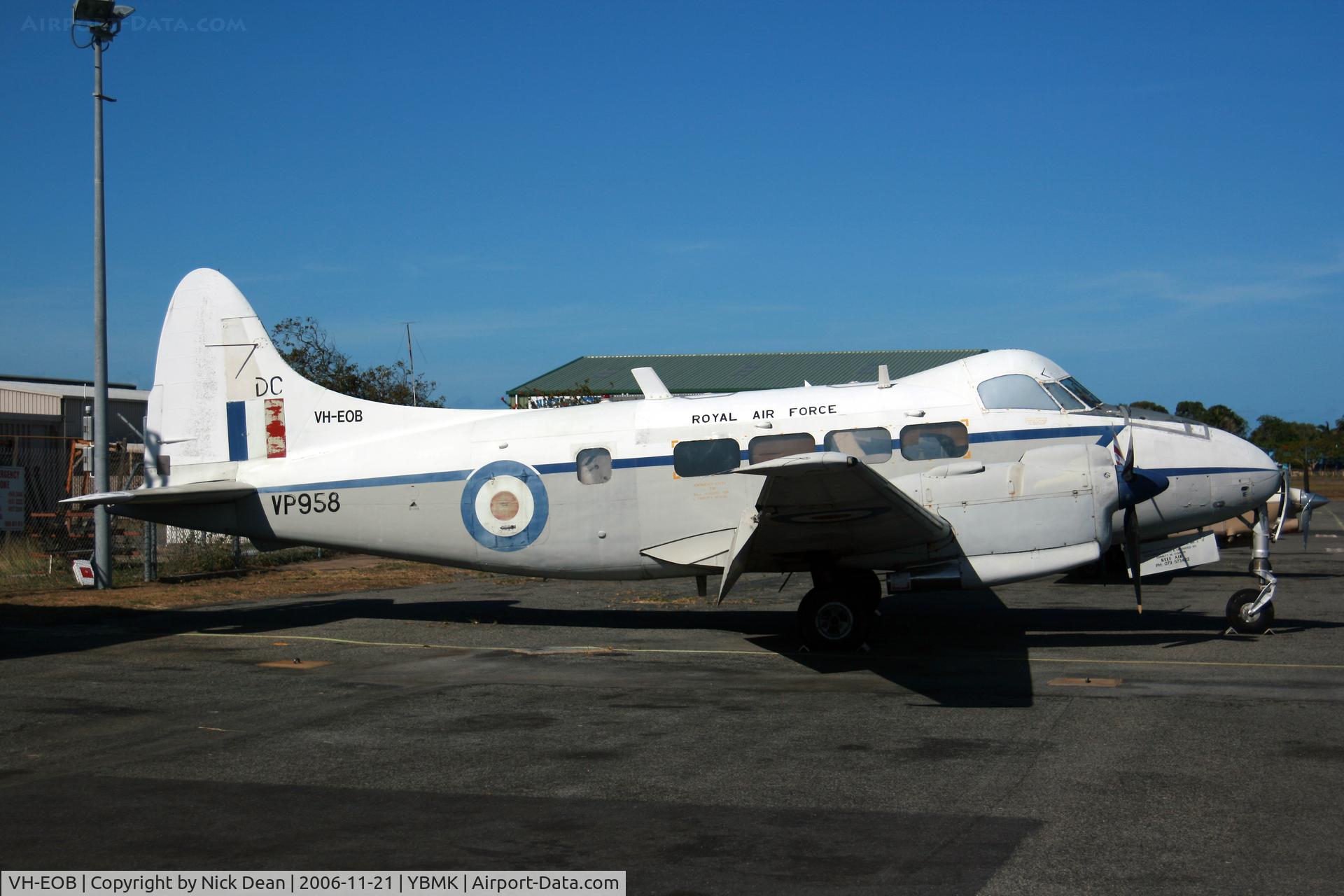 VH-EOB, 1948 De Havilland DH-104 Devon C.2 C/N 04209, /