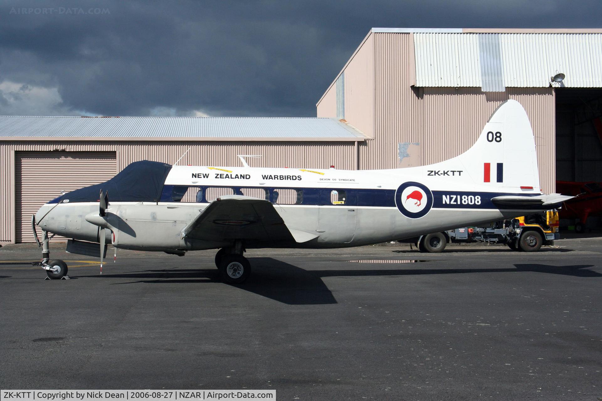 ZK-KTT, 1951 De Havilland DH-104 Dove 1B C/N 04324, /