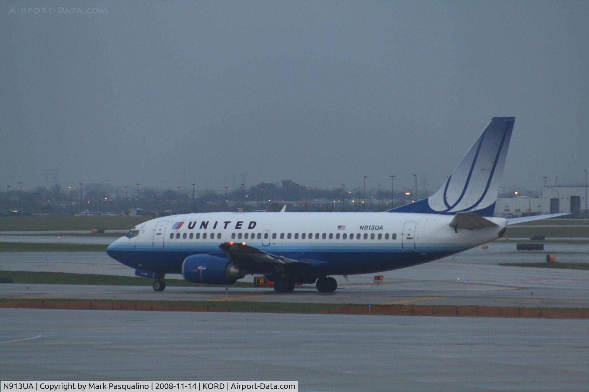 N913UA, 1991 Boeing 737-522 C/N 25291, Boeing 737-500