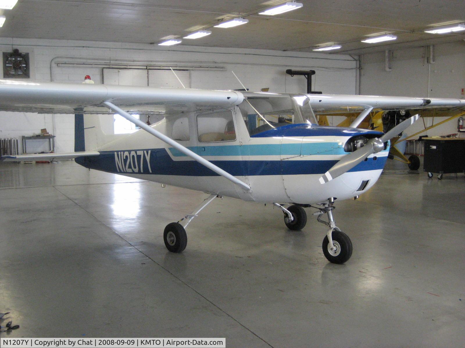 N1207Y, 1962 Cessna 150B C/N 15059607, 1207Y after Annual at KMTO 9/2008