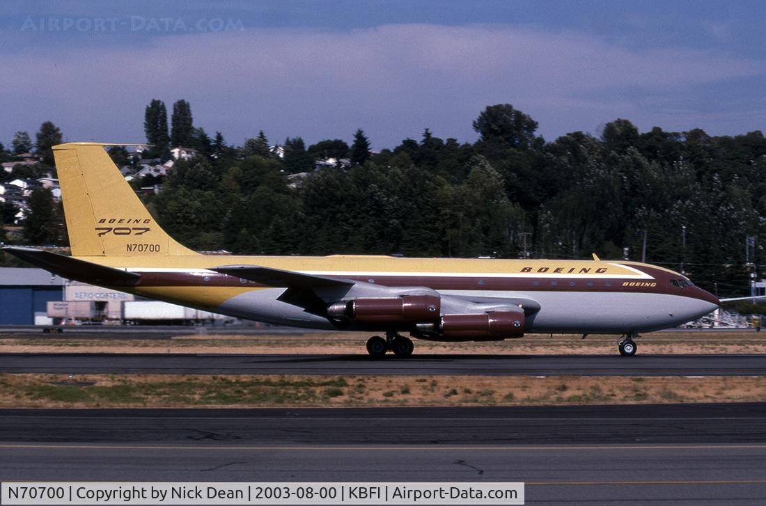 N70700, 1954 Boeing 367-80 C/N 17158, /