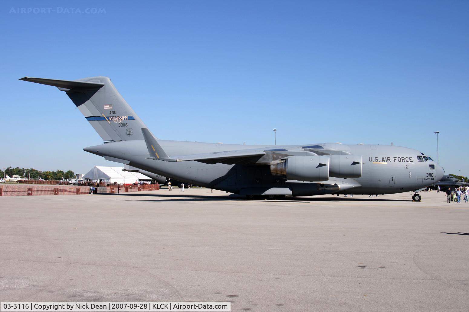 03-3116, 2004 Boeing C-17A Globemaster III C/N F-123, /
