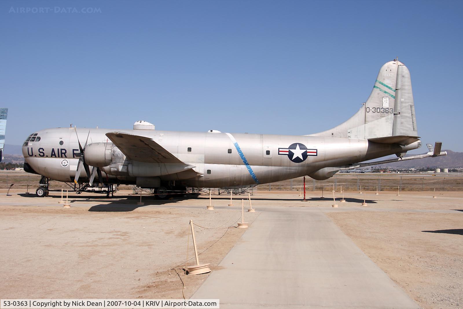 53-0363, 1953 Boeing KC-97G Stratocruiser C/N 17145, /