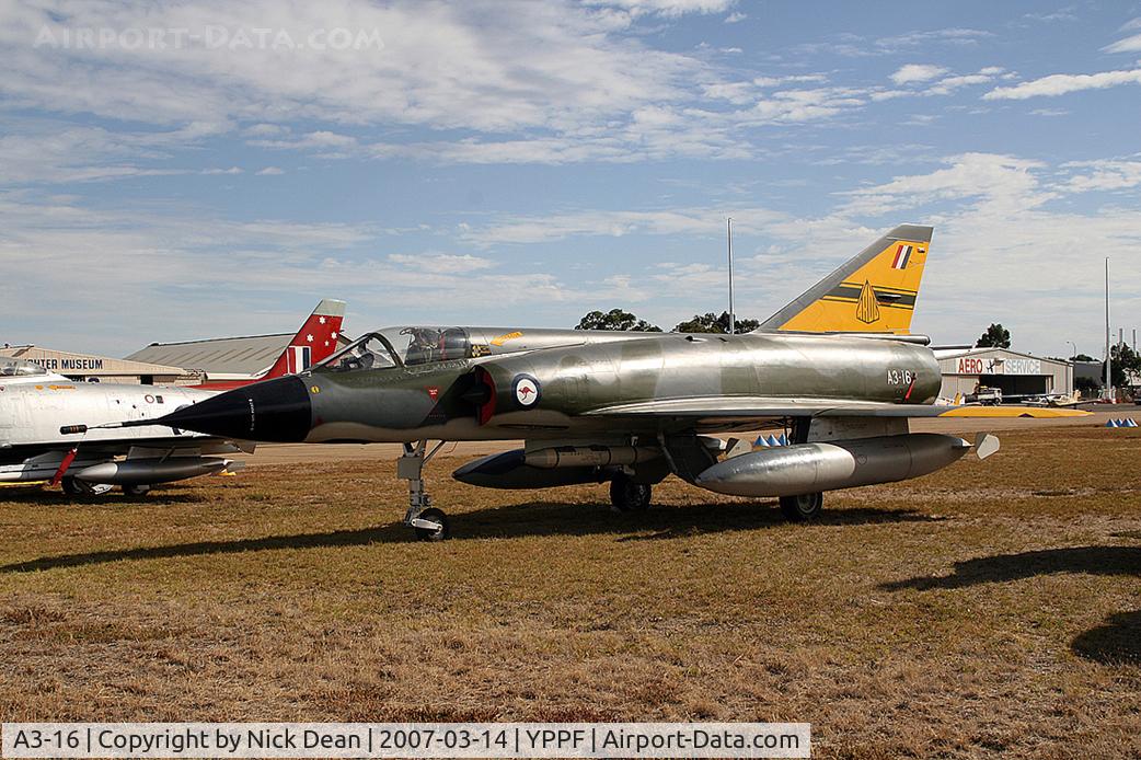 A3-16, Dassault Mirage IIIO C/N 29-16, /