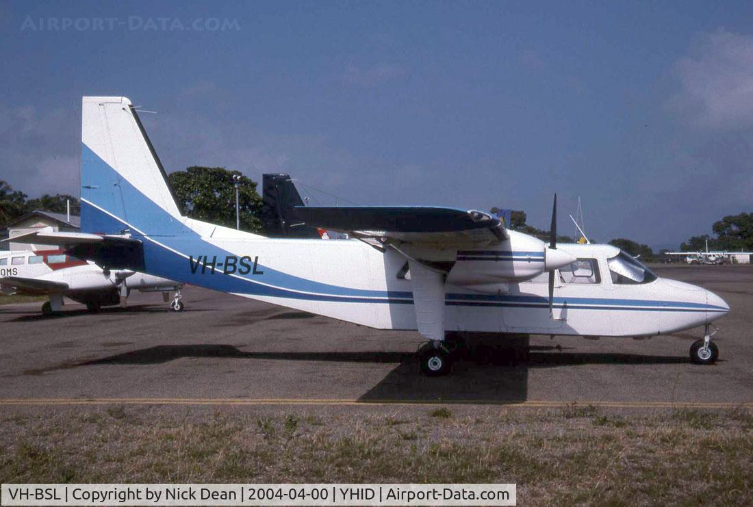 VH-BSL, 1972 Britten-Norman BN-2A-20 Islander C/N 302, /