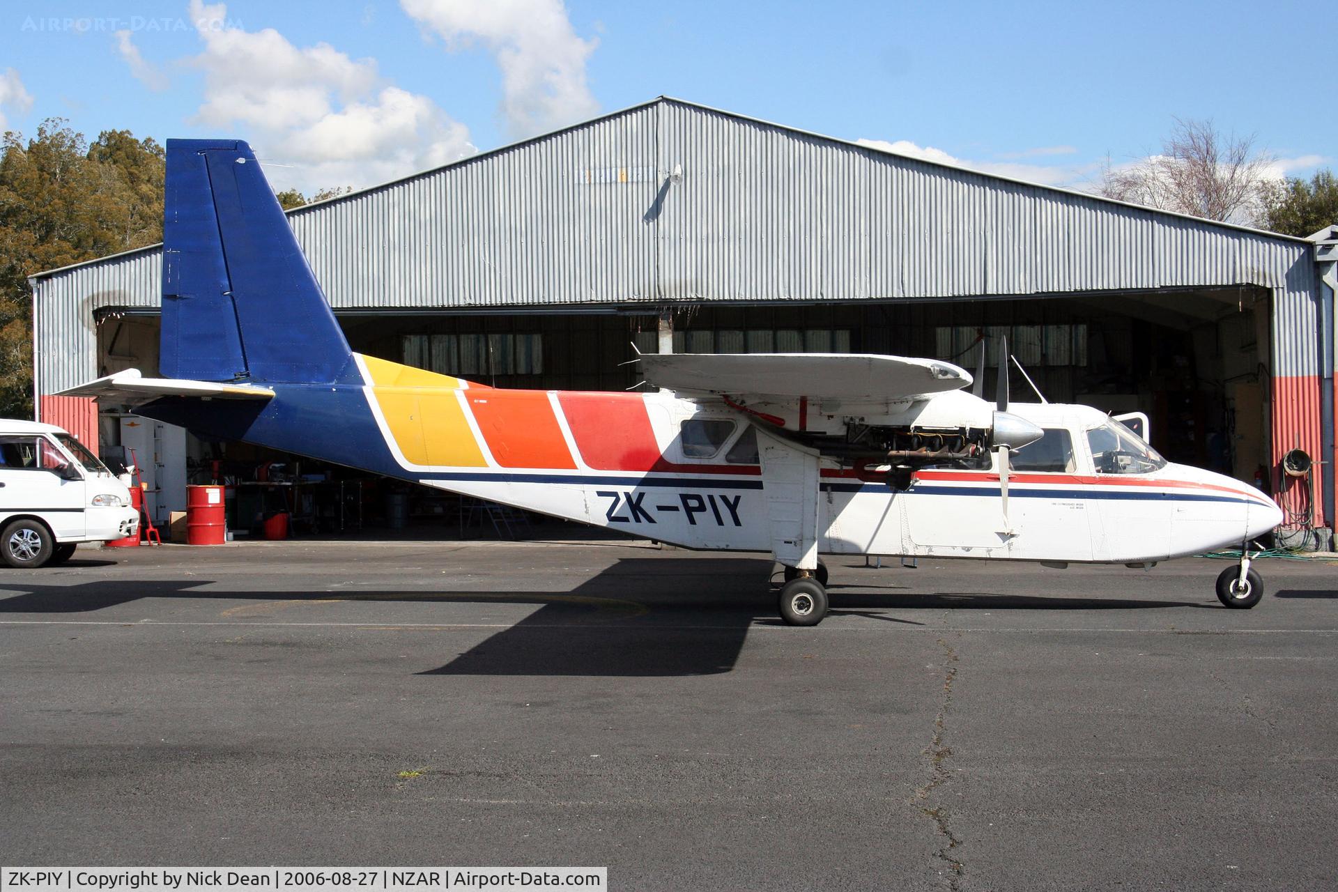 ZK-PIY, 1973 Britten-Norman BN-2A-20 Islander C/N 344, /