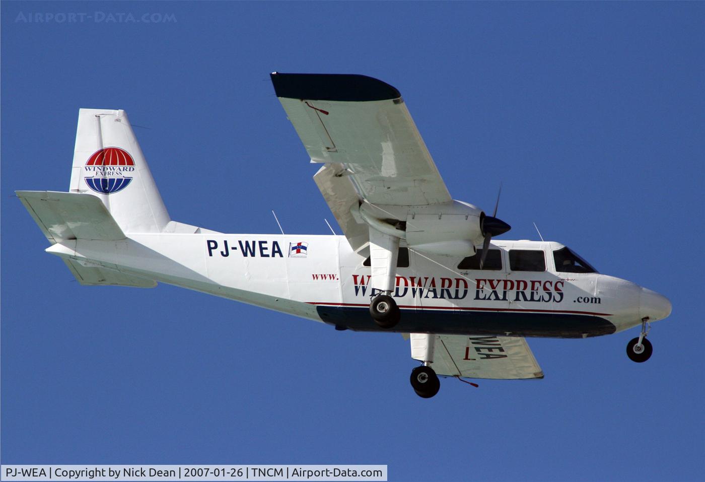 PJ-WEA, 1972 Britten-Norman BN-2A-26 Islander C/N 659, /