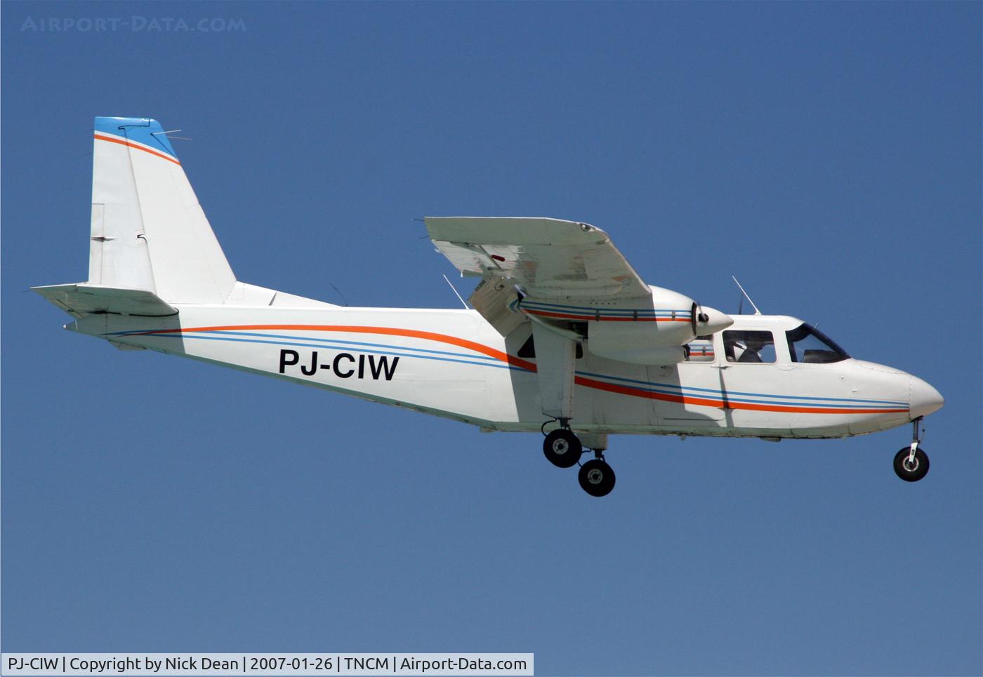 PJ-CIW, 1978 Britten-Norman BN-2B-26 Islander C/N 876R, /