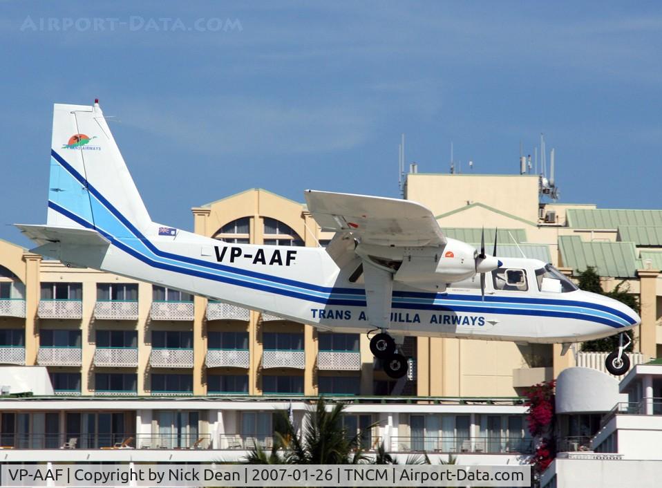 VP-AAF, 1980 Pilatus Britten-Norman BN-2B-21 Islander C/N 2024B, /