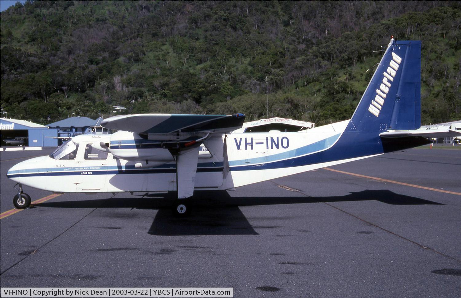 VH-INO, 1990 Britten-Norman BN-2B-20 Islander C/N 2221R, Currently in Panama as HP-1550