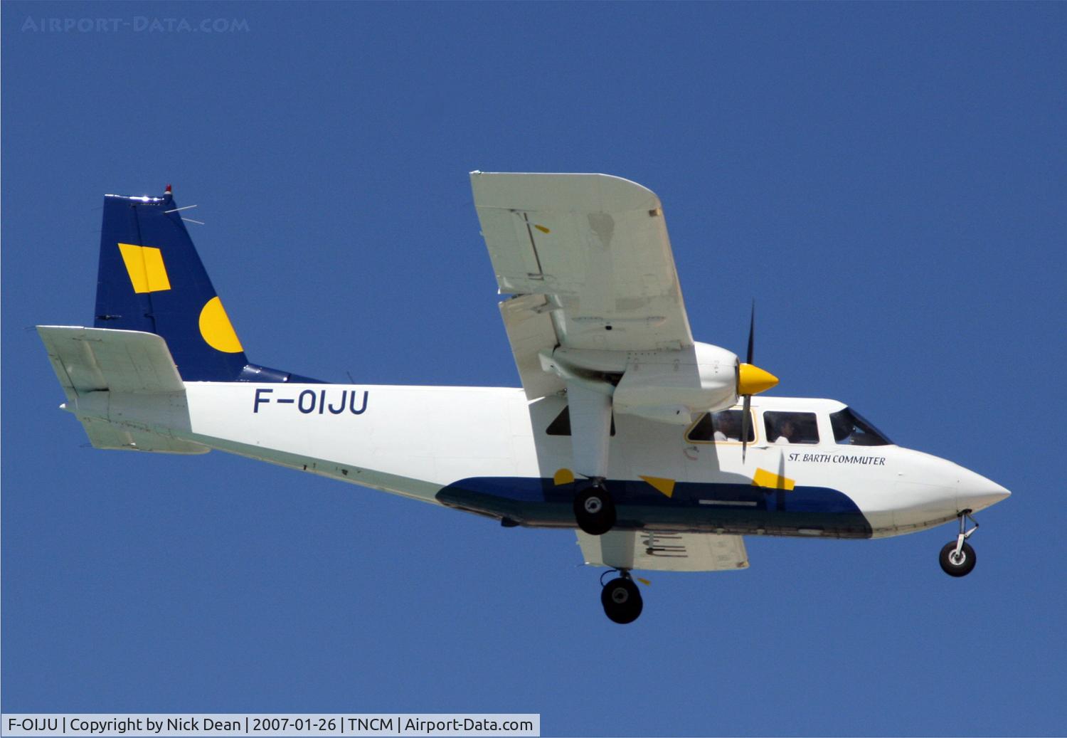 F-OIJU, 1996 Pilatus Britten-Norman BN-2B-20 Islander C/N 2291, /