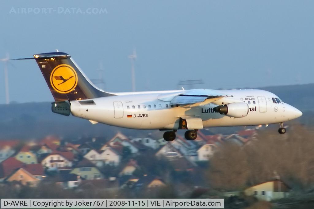 D-AVRE, 1995 British Aerospace Avro 146-RJ85 C/N E.2261, Lufthansa Regional (City Line) Avro Regional Jet RJ85