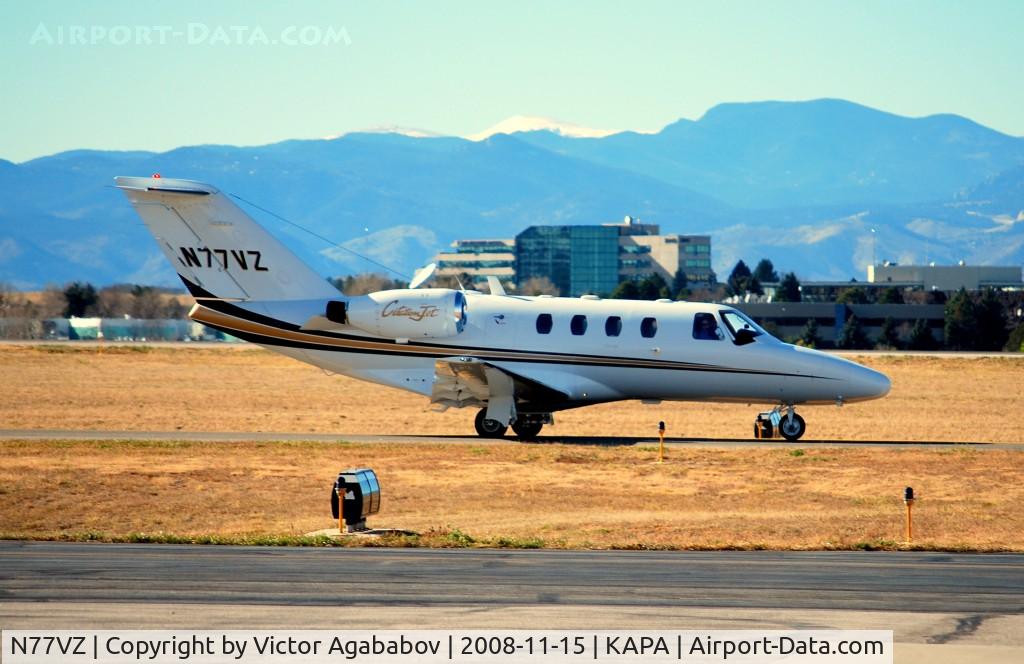 N77VZ, 1999 Cessna 525A CitationJet CJ2+ C/N 525A-0344, At Centennial