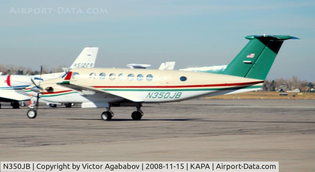 N350JB, 1998 Raytheon 350 King Air (B300) C/N FL213, At Centennial