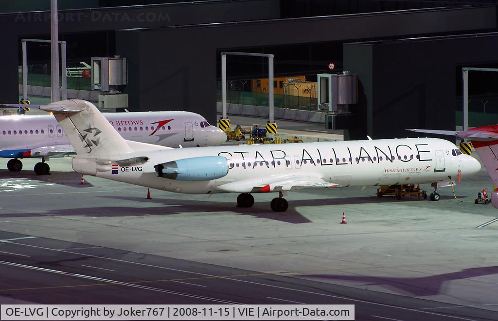 OE-LVG, 1994 Fokker 100 (F-28-0100) C/N 11520, Austrian arrows Fokker F-100
