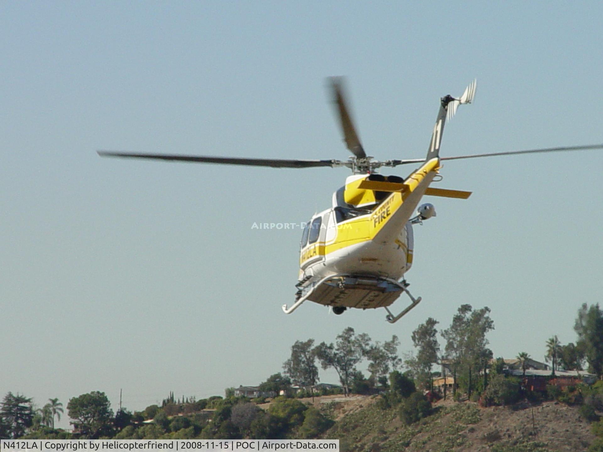 N412LA, 2005 Bell 412EP C/N 36392, Clearing Brackett