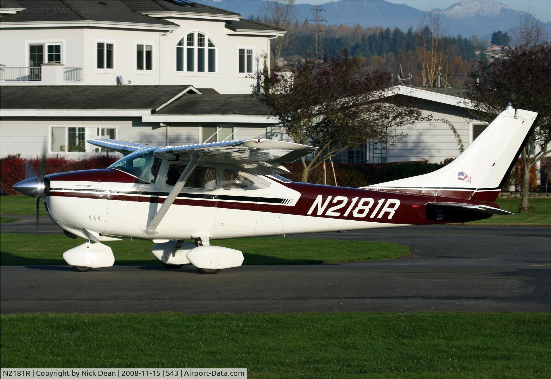 N2181R, 1964 Cessna 182G Skylane C/N 18255381, /