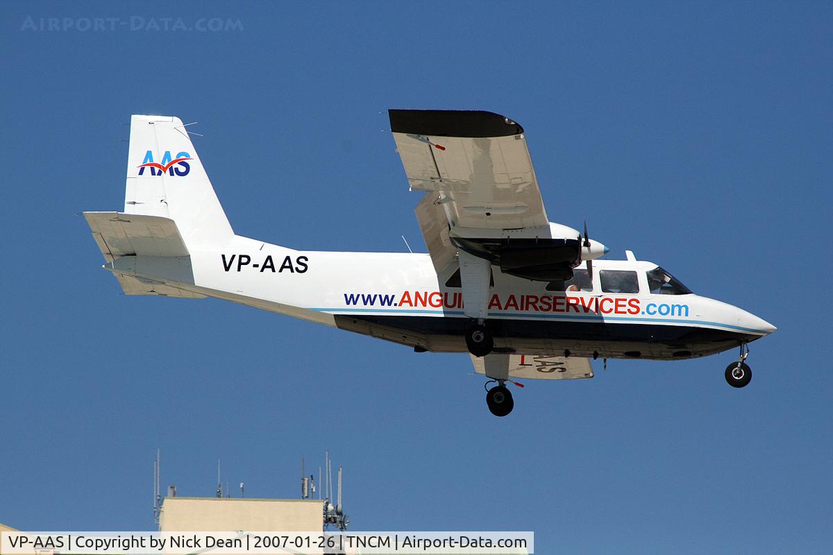 VP-AAS, 1971 Britten-Norman BN-2A-26 Islander C/N 206, /
