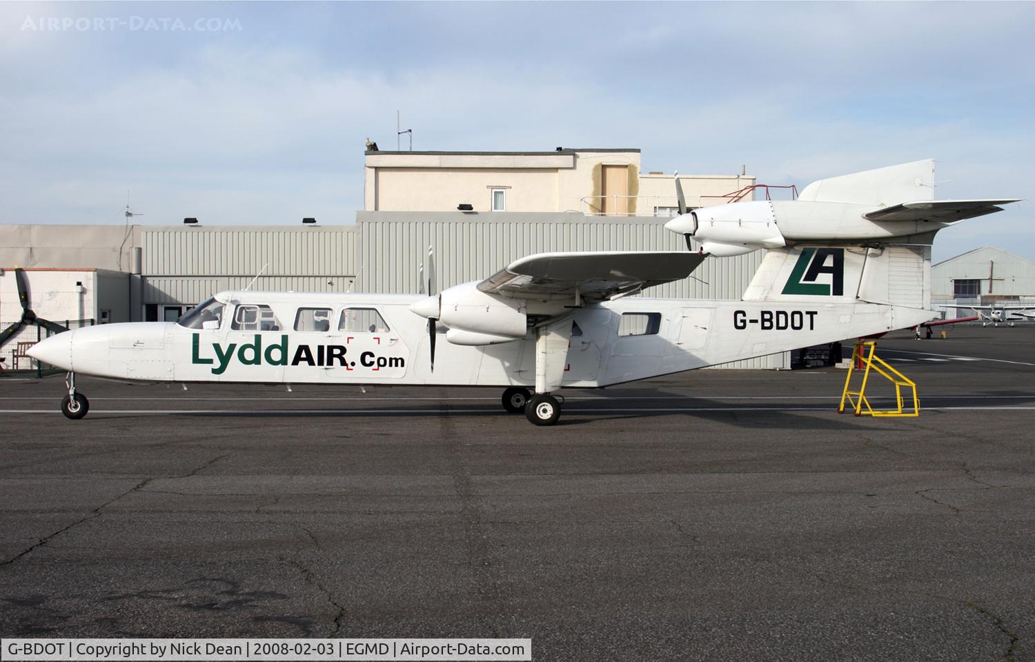G-BDOT, 1976 Britten-Norman BN-2A Mk.III-2 Trislander C/N 1025, /