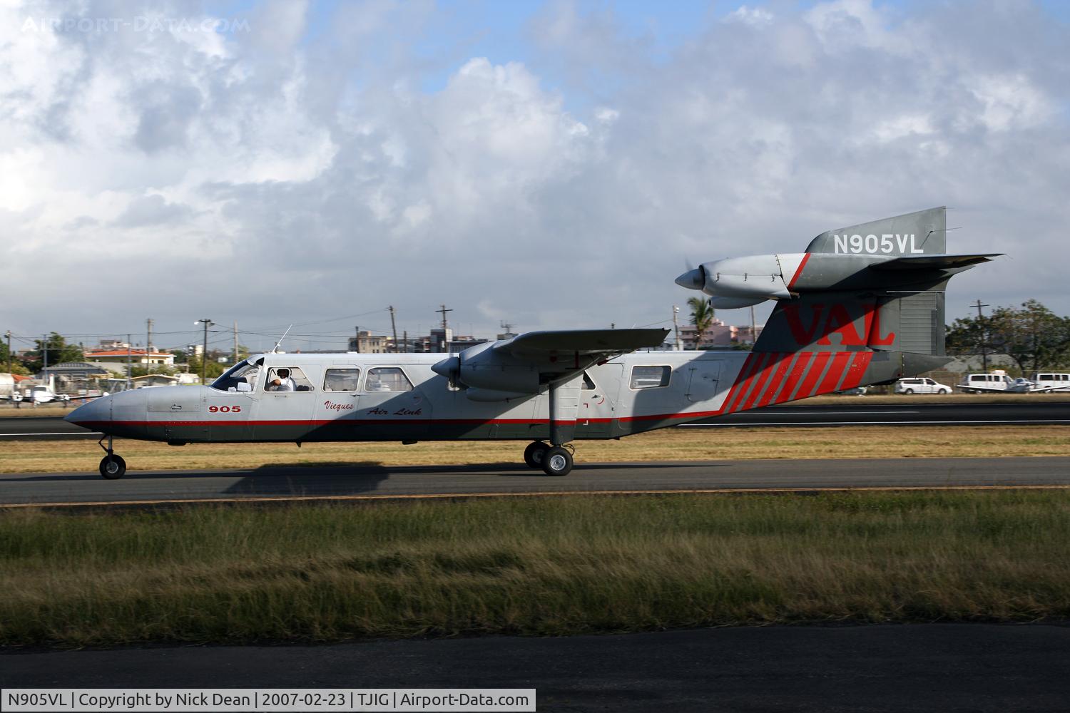 N905VL, 1982 Britten-Norman BN-2A Mk.III-2 Trislander C/N 1048, /